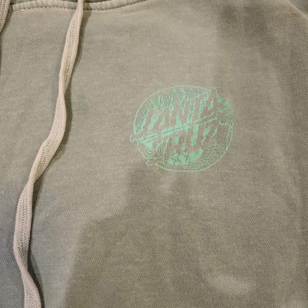 Santa Cruz Skateboards Green Hoodie - Picture 2 of 4